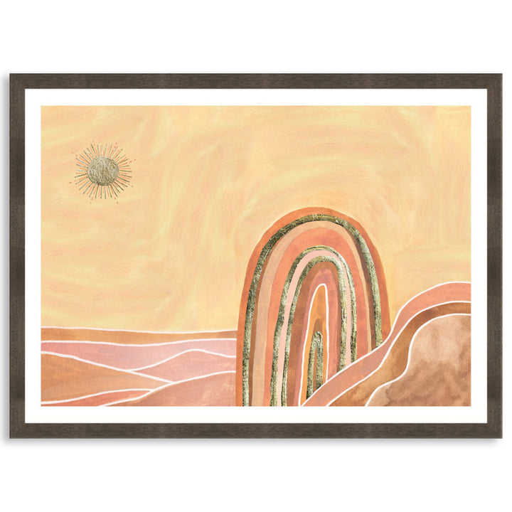 GOLDEN SKY I - Framed Print