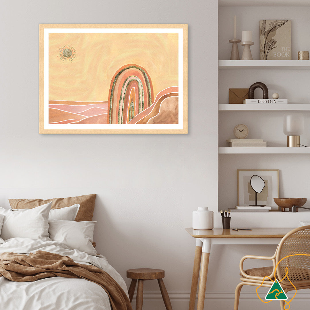 GOLDEN SKY I - Framed Print