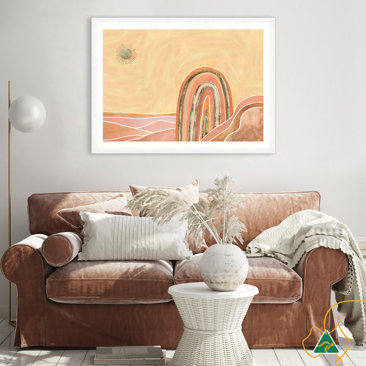 GOLDEN SKY I - Framed Print