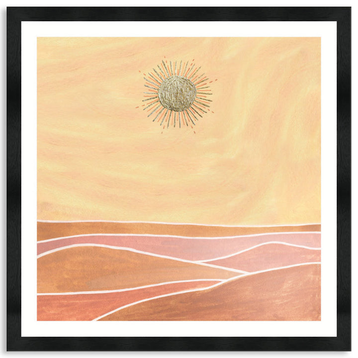 GOLDEN SKY II - Framed Print