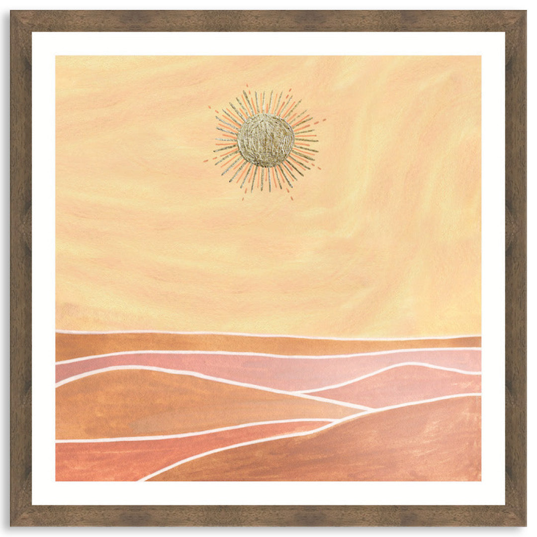 GOLDEN SKY II - Framed Print