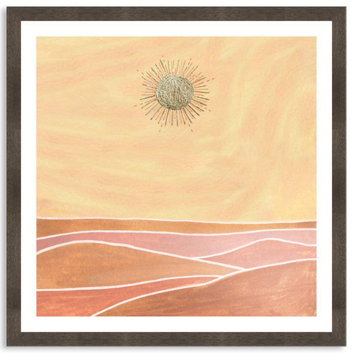 GOLDEN SKY II - Framed Print