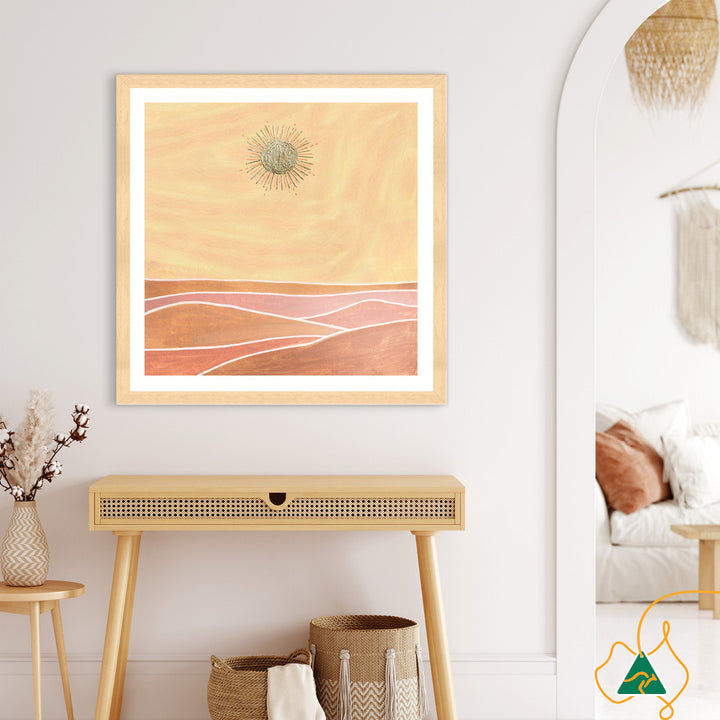 GOLDEN SKY II - Framed Print