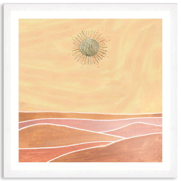 GOLDEN SKY II - Framed Print