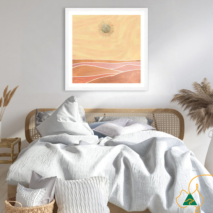 GOLDEN SKY II - Framed Print