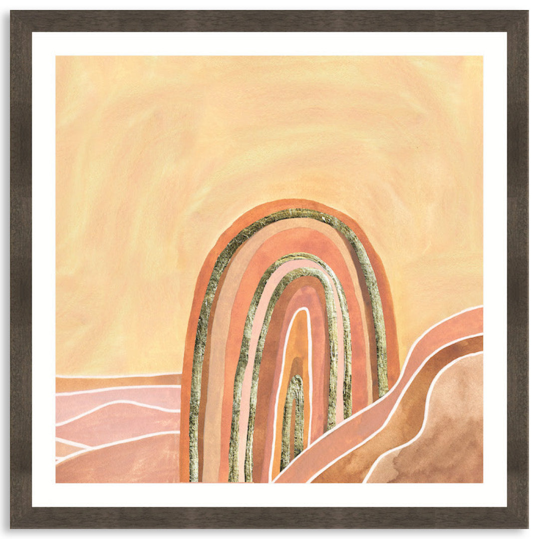 GOLDEN SKY III - Framed Print