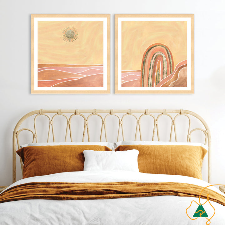 GOLDEN SKY III - Framed Print