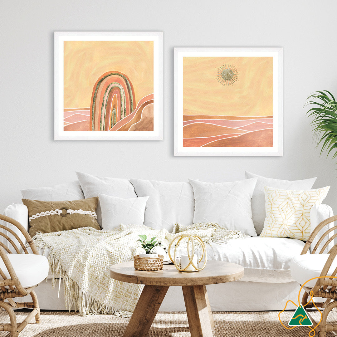 GOLDEN SKY III - Framed Print