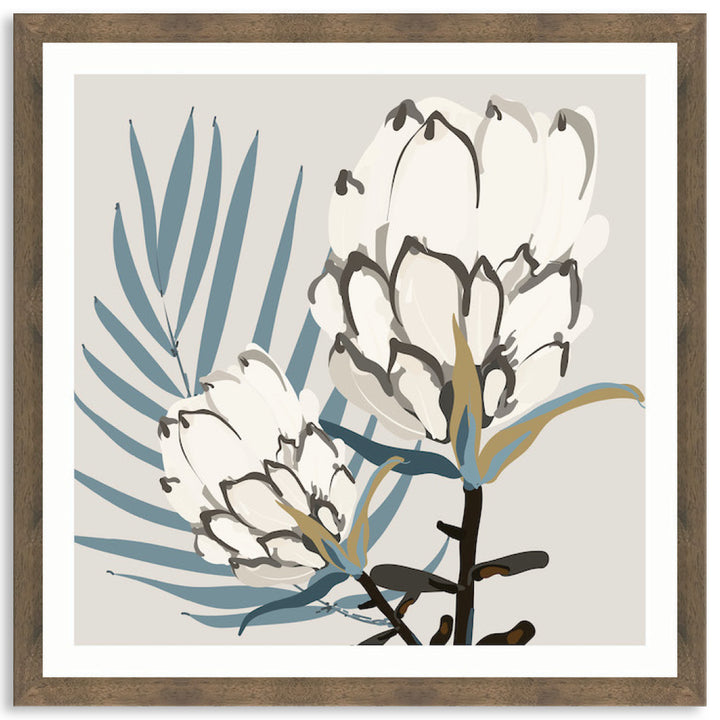 PROTEA BLUE II - Framed Print