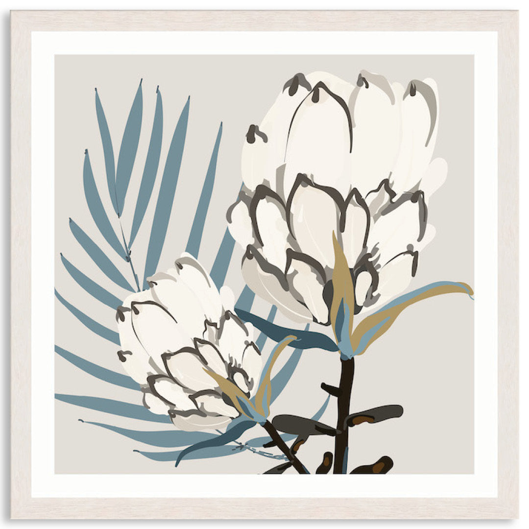 PROTEA BLUE II - Framed Print