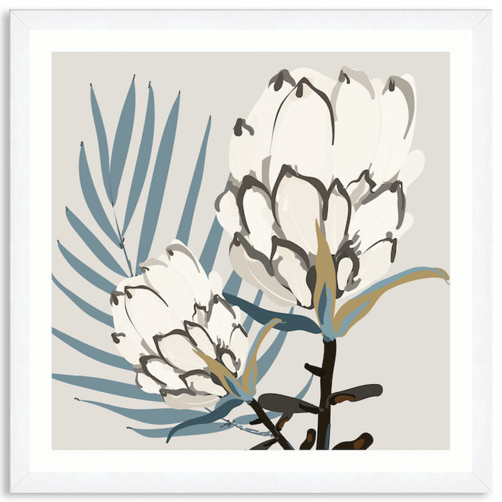 PROTEA BLUE II - Framed Print