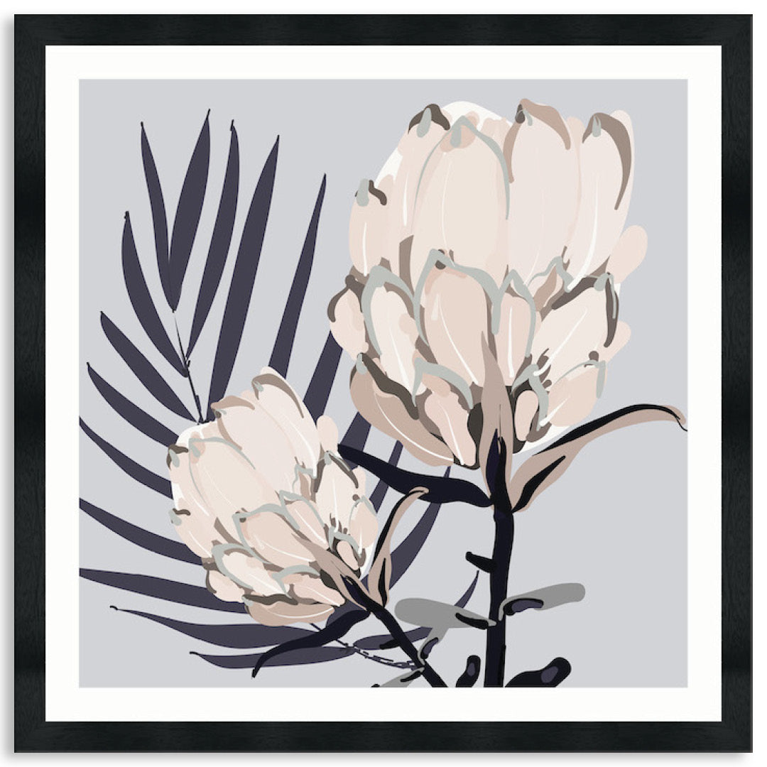 PROTEA GREY II - Framed Print