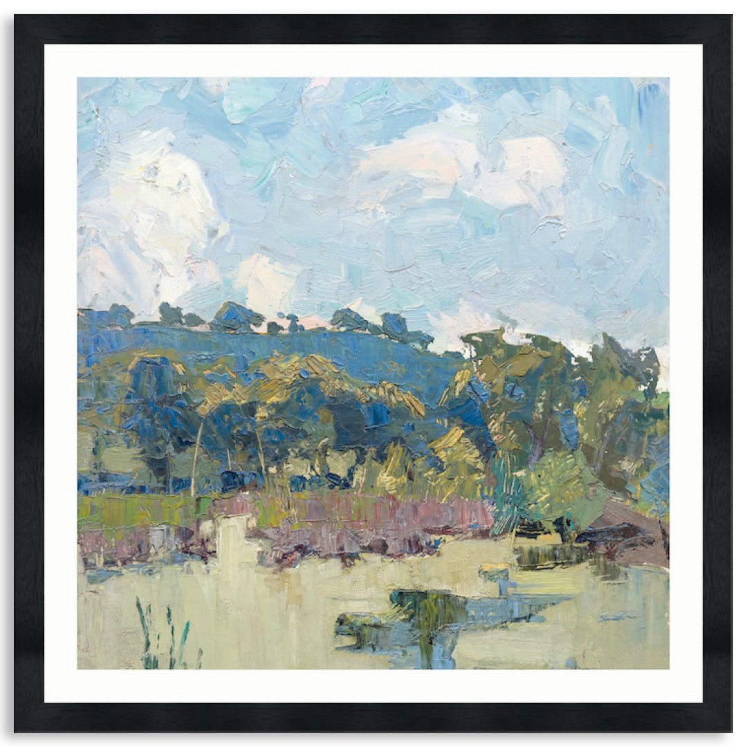 RURAL POND II - Framed Print