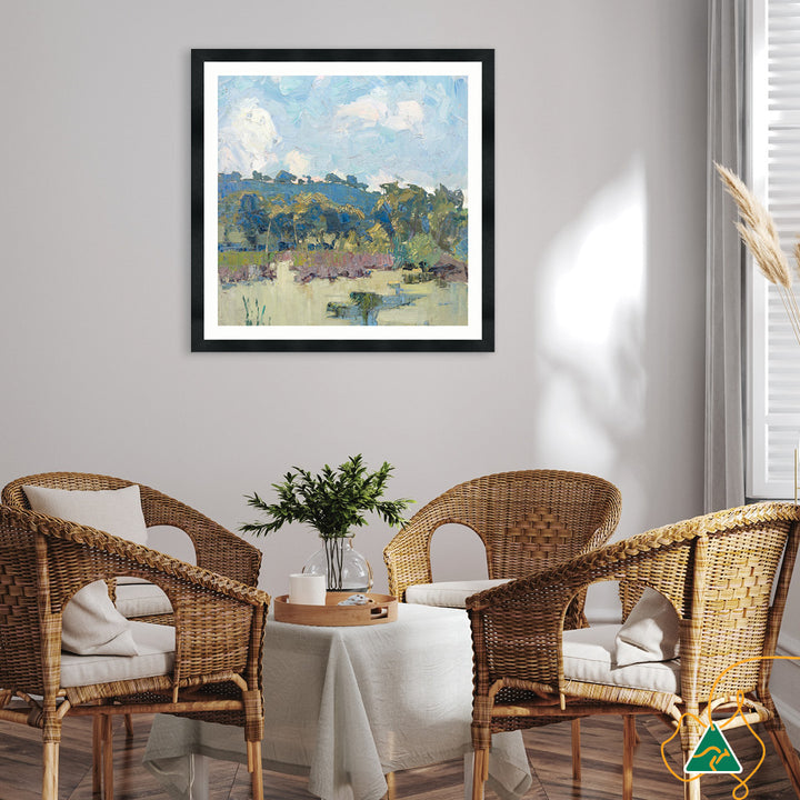 RURAL POND II - Framed Print