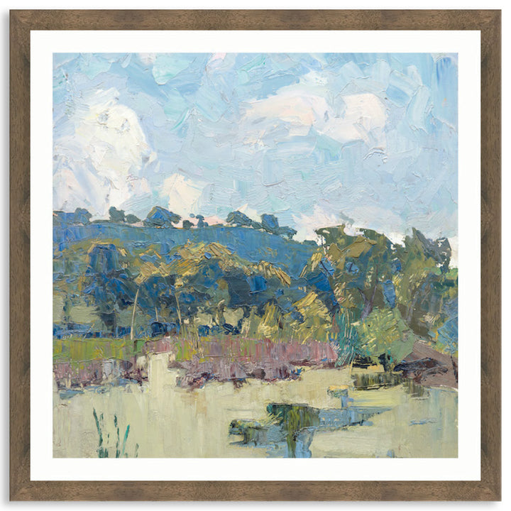 RURAL POND II - Framed Print