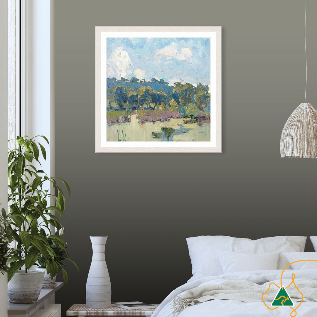 RURAL POND II - Framed Print