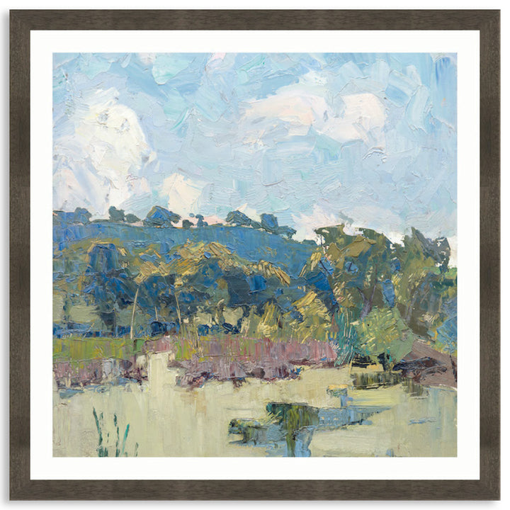 RURAL POND II - Framed Print