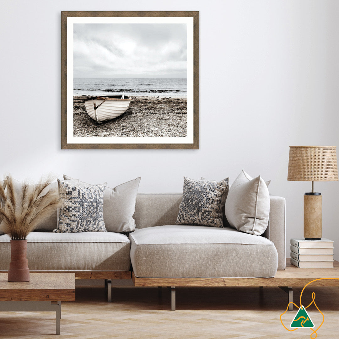 SECLUDED BEACH II - Framed Print