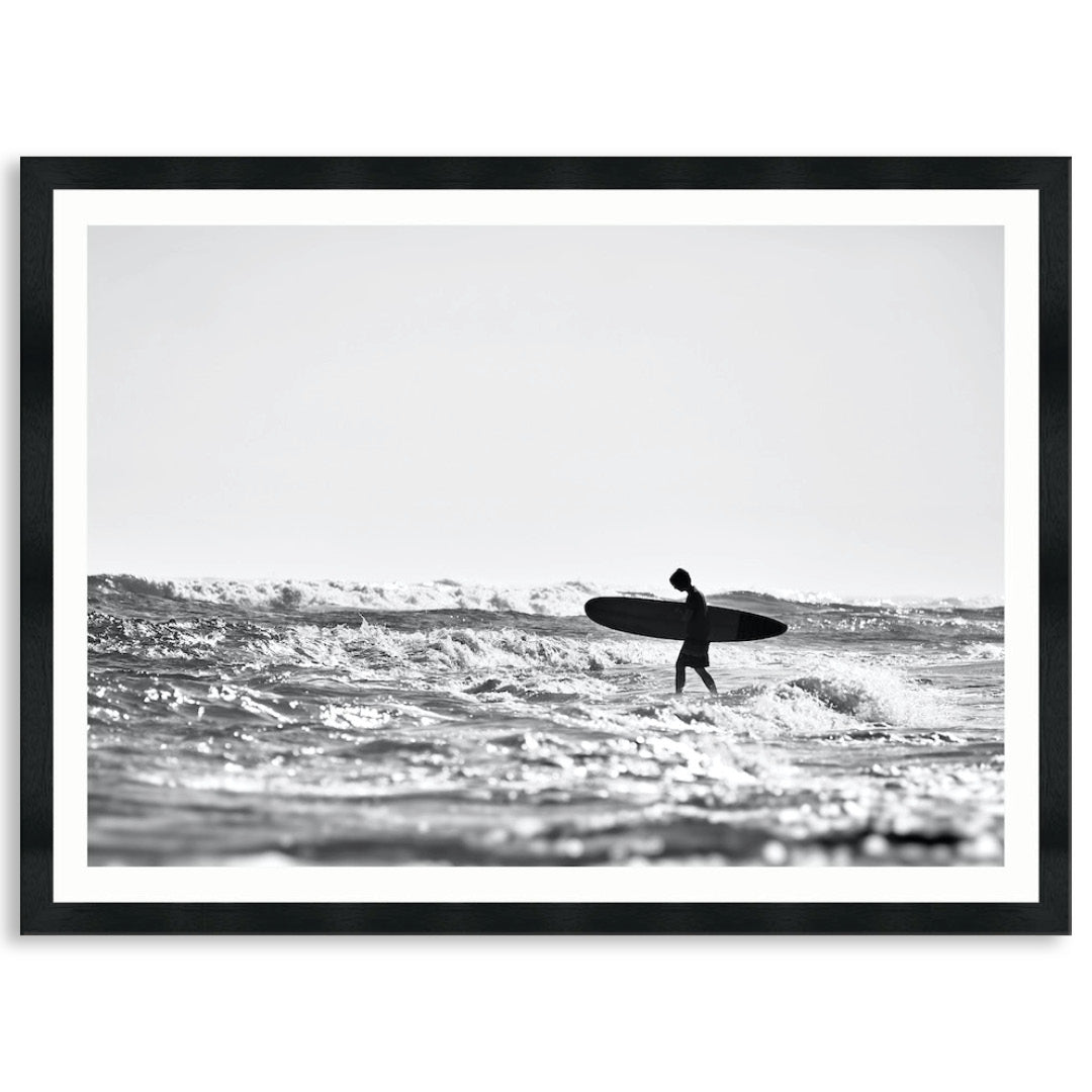 SURFERS BEACH I - Framed Print