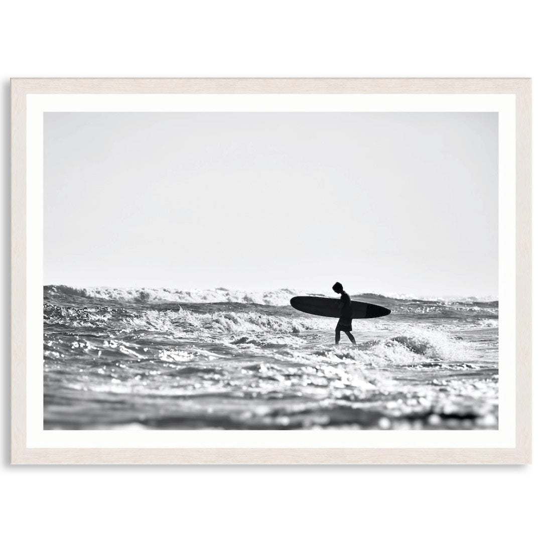 SURFERS BEACH I - Framed Print