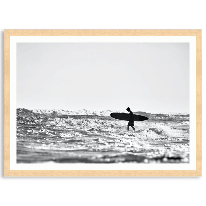 SURFERS BEACH I - Framed Print