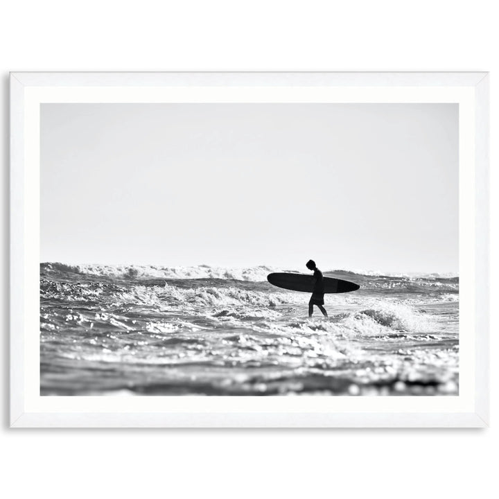 SURFERS BEACH I - Framed Print