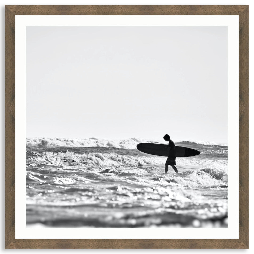 SURFERS BEACH II - Framed Print