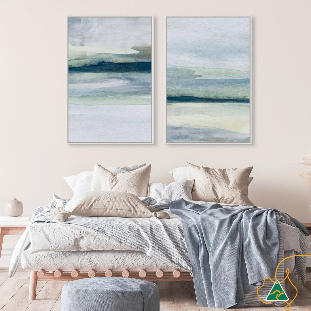 ABSTRACT SEA IV - Framed Canvas