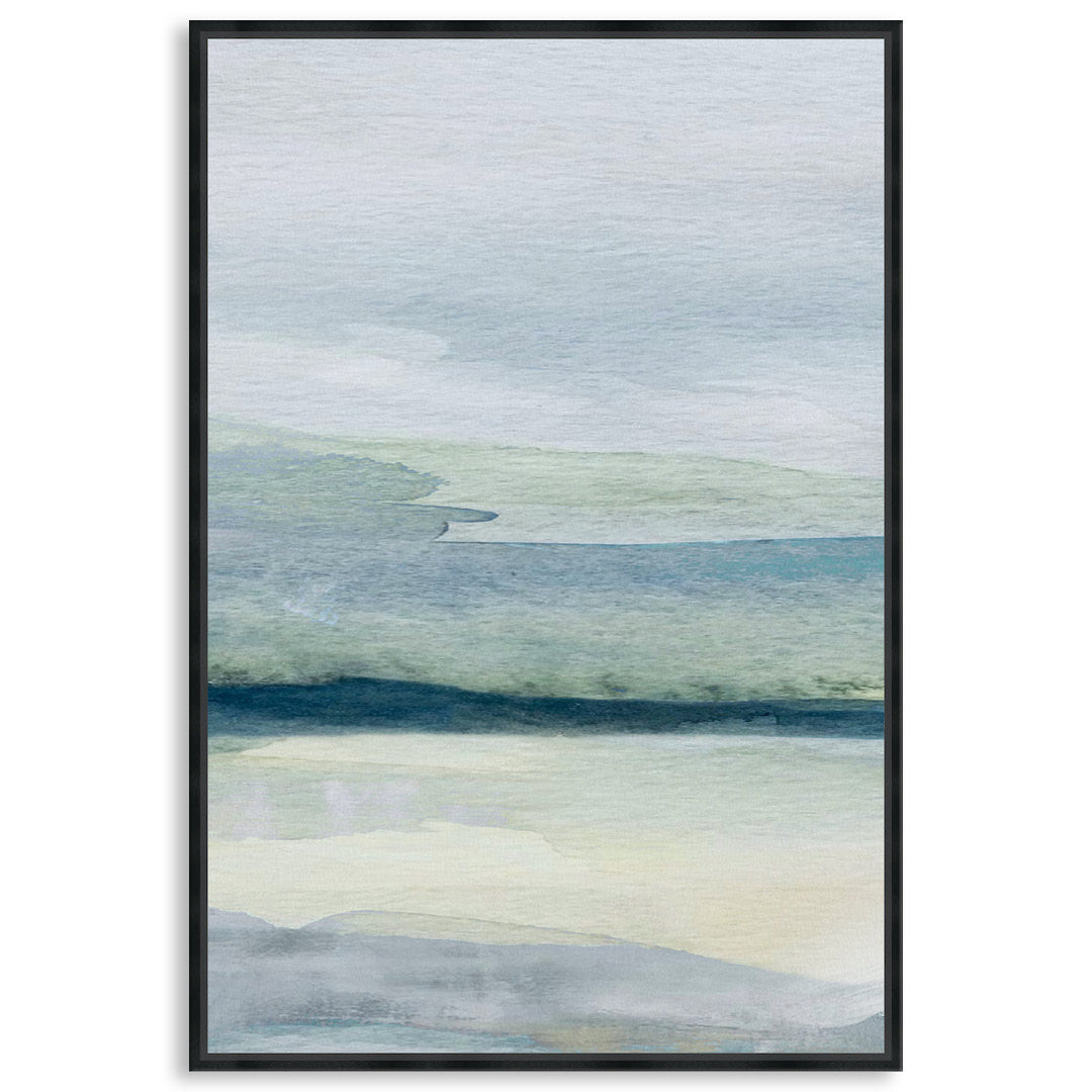 ABSTRACT SEA V - Framed Canvas