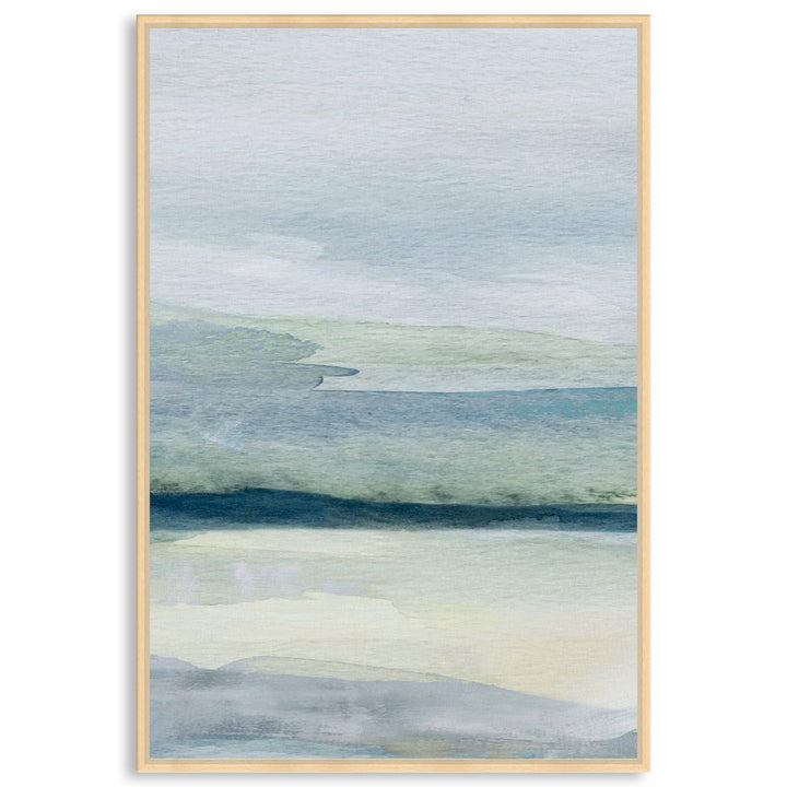 ABSTRACT SEA V - Framed Canvas