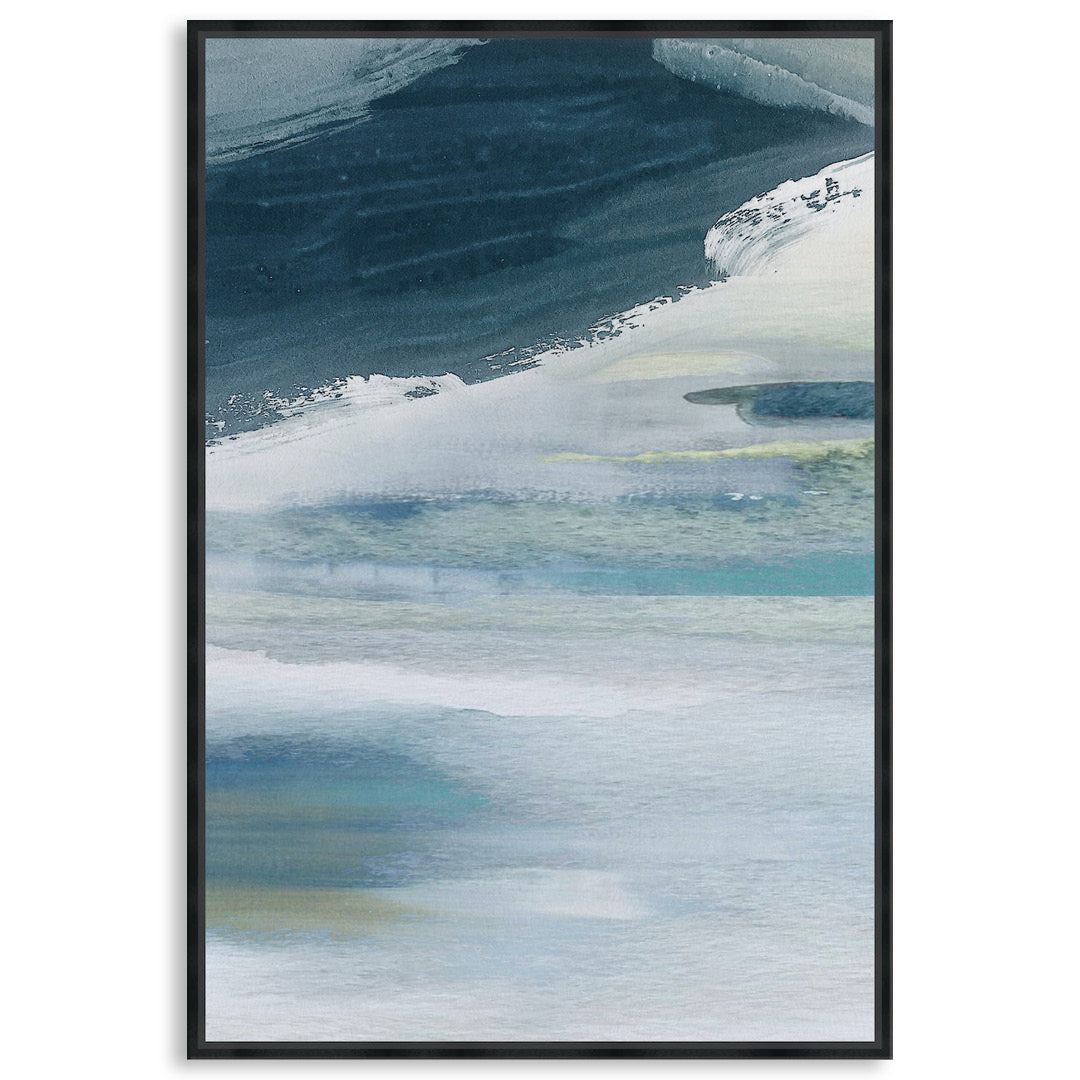 ABSTRACT SEA VI - Framed Canvas