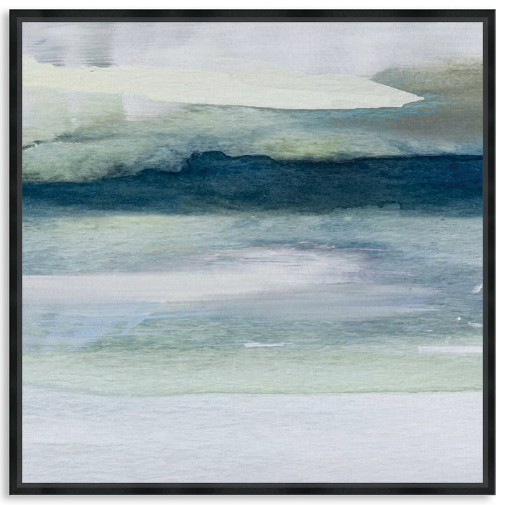 ABSTRACT SEA X - Framed Canvas