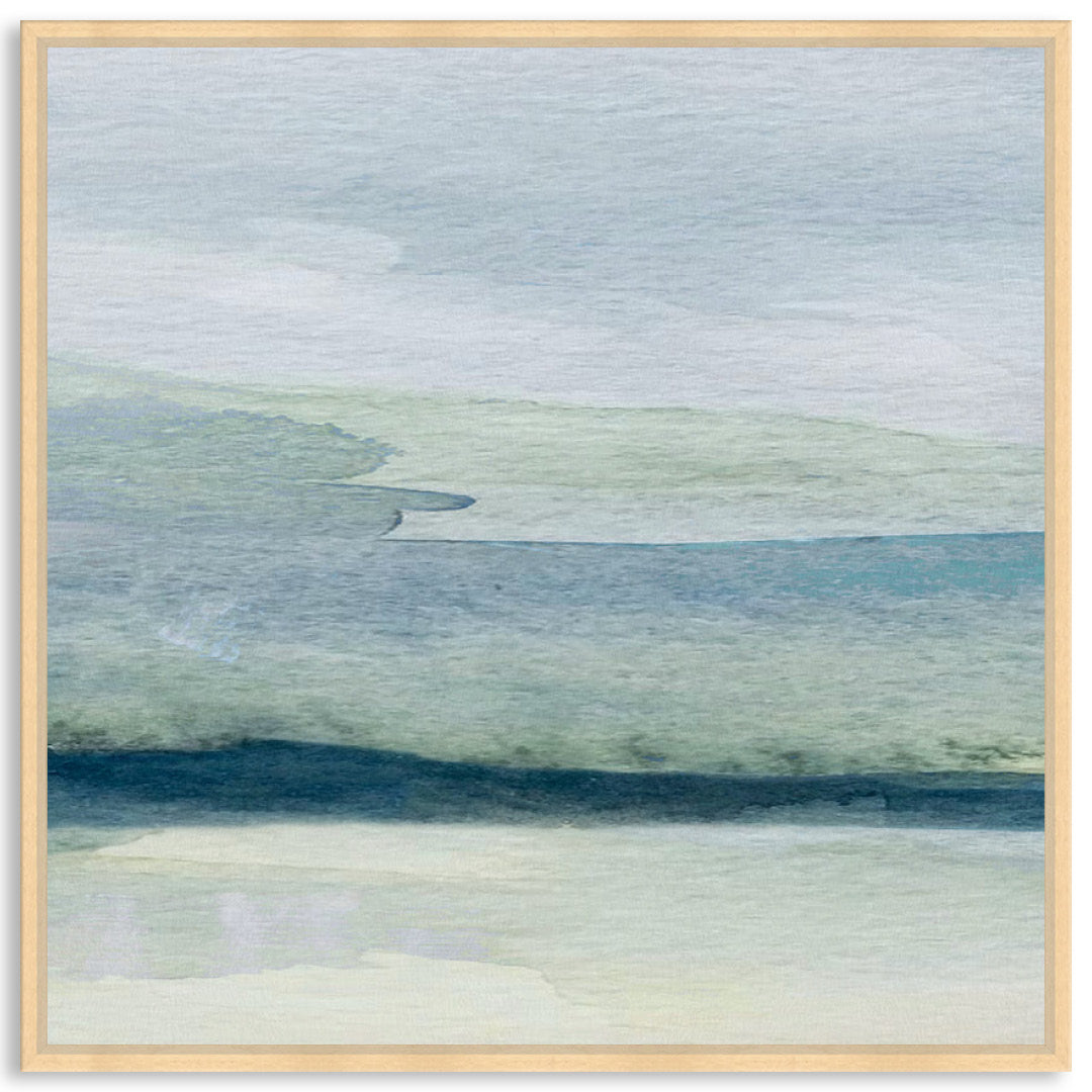 ABSTRACT SEA XI - Framed Canvas