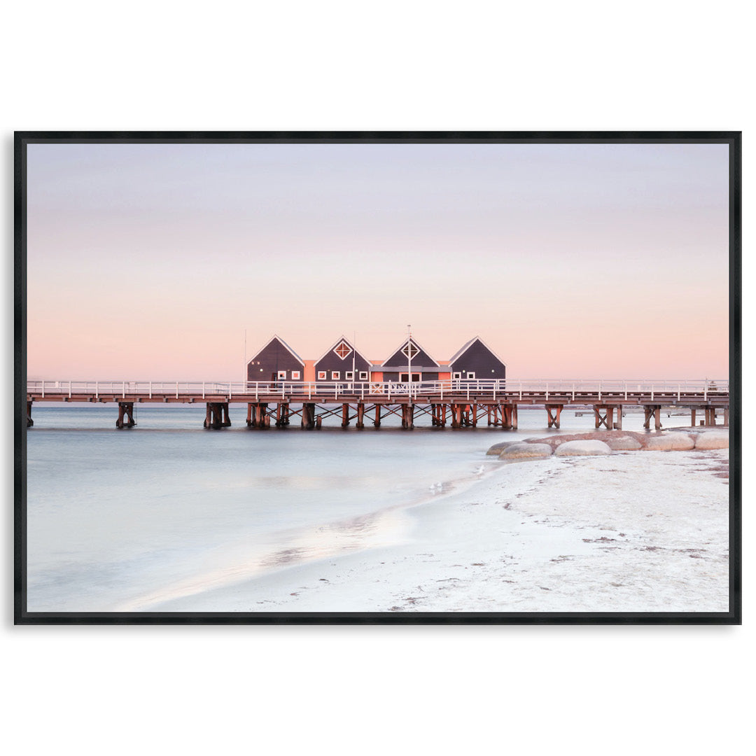 BUSSELTON JETTY I - Framed Canvas