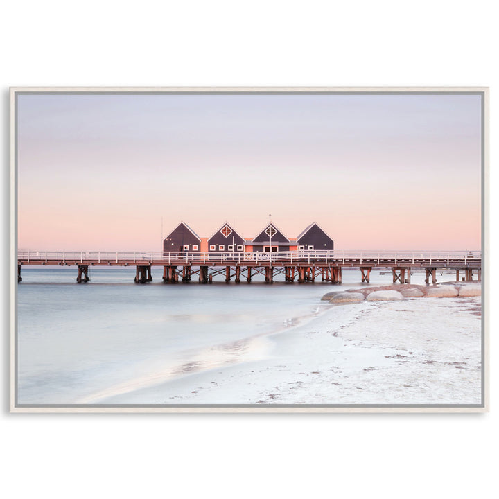 BUSSELTON JETTY I - Framed Canvas