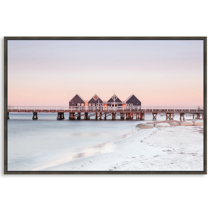 BUSSELTON JETTY I - Framed Canvas