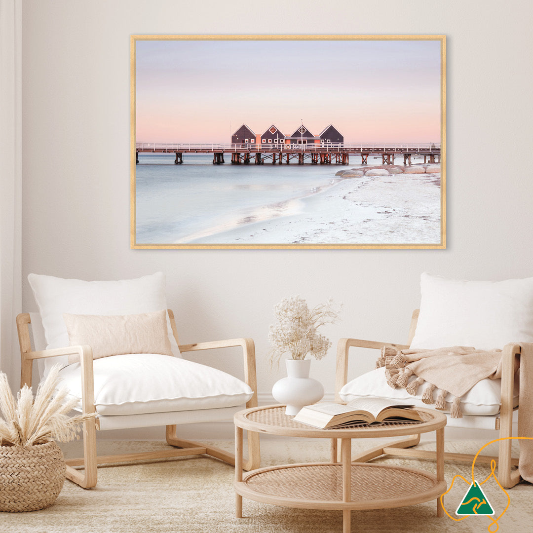 BUSSELTON JETTY I - Framed Canvas