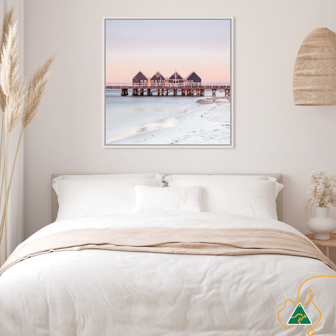 BUSSELTON JETTY II - Framed Canvas