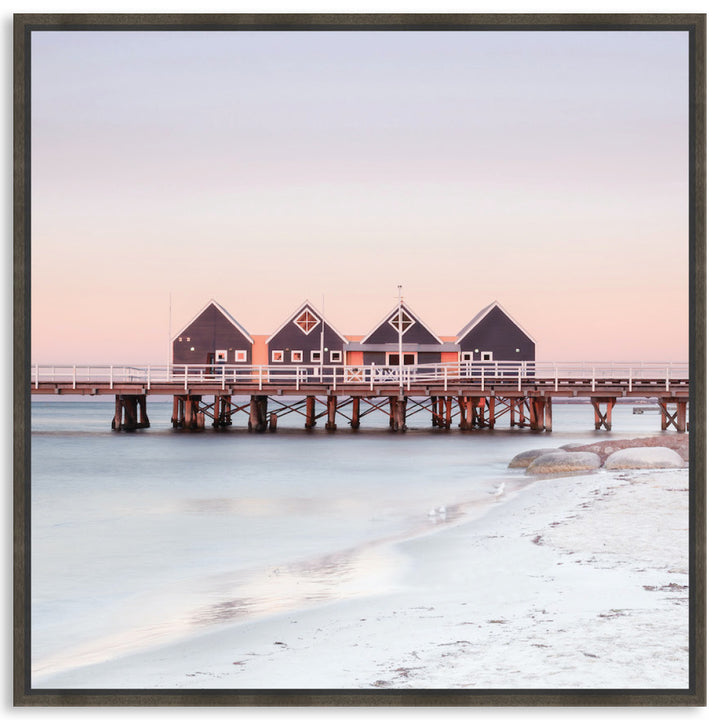 BUSSELTON JETTY II - Framed Canvas