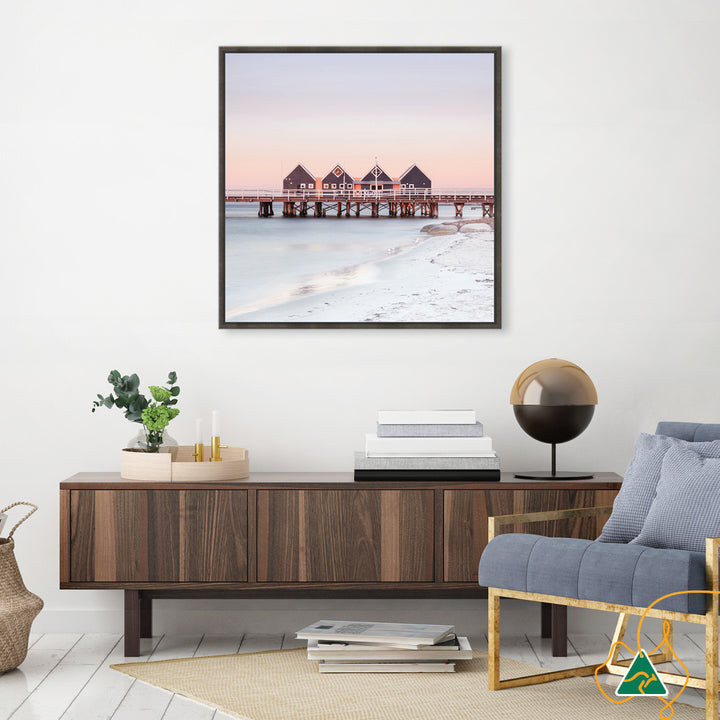 BUSSELTON JETTY II - Framed Canvas