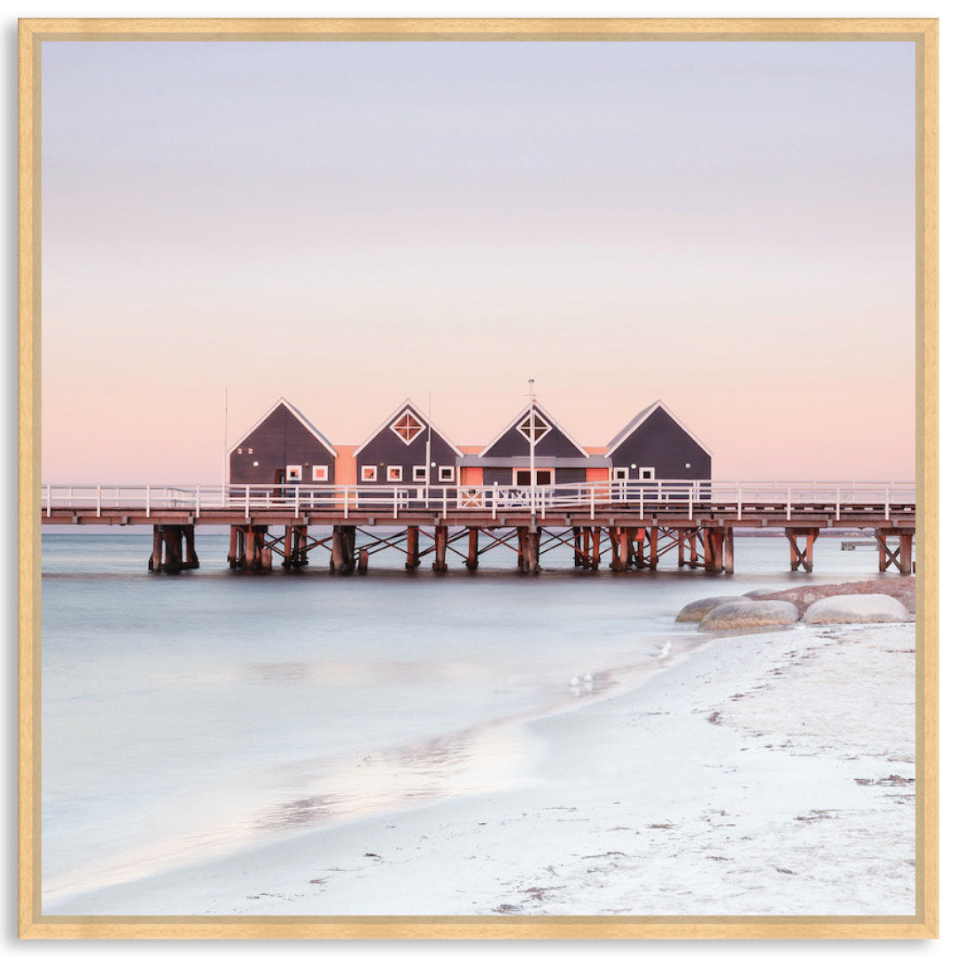 BUSSELTON JETTY II - Framed Canvas