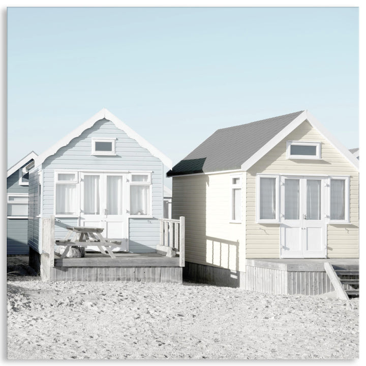 BEACH HUTS II - Canvas Print