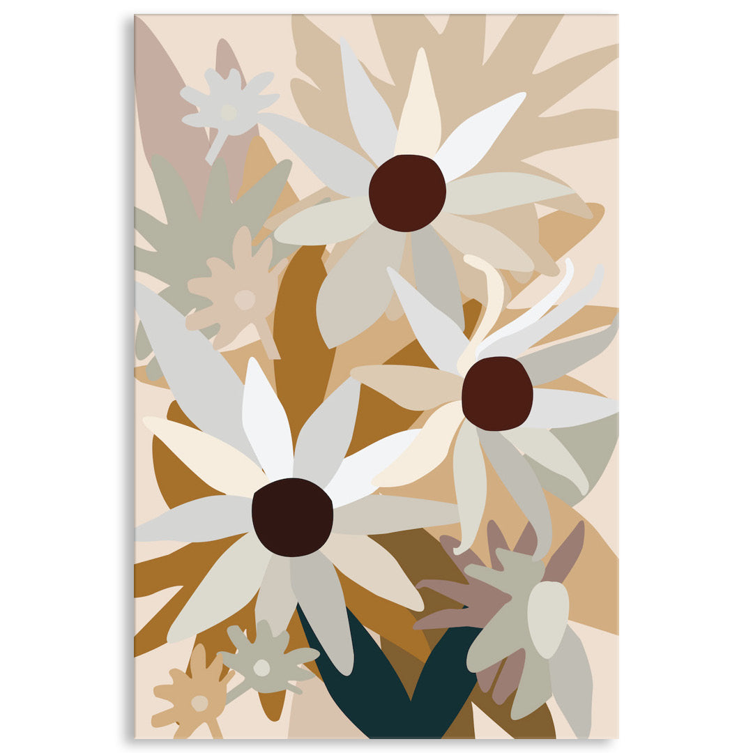 FLANNEL FLOWERS I - Canvas Print