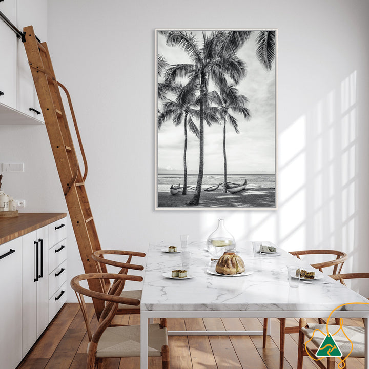 WAIKIKI OUTRIGGER I - Framed Canvas