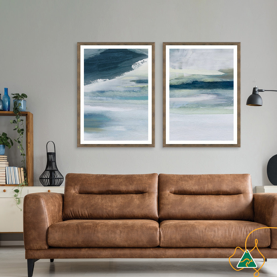 ABSTRACT SEA VI - Framed Print