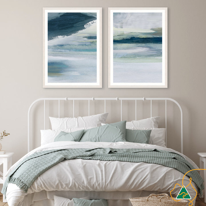 ABSTRACT SEA VI - Framed Print