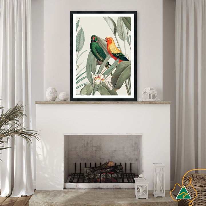 COLOURFUL MACAWS V - Framed Print