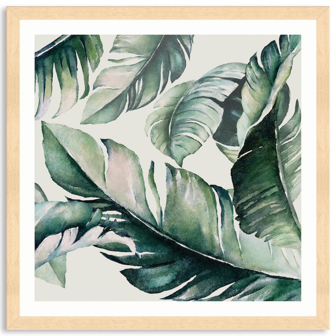 TROPICALLY INSPIRED II - Framed Print