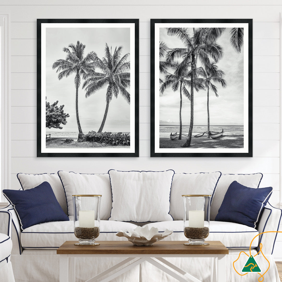 WAIKIKI BEACH I - Framed Print