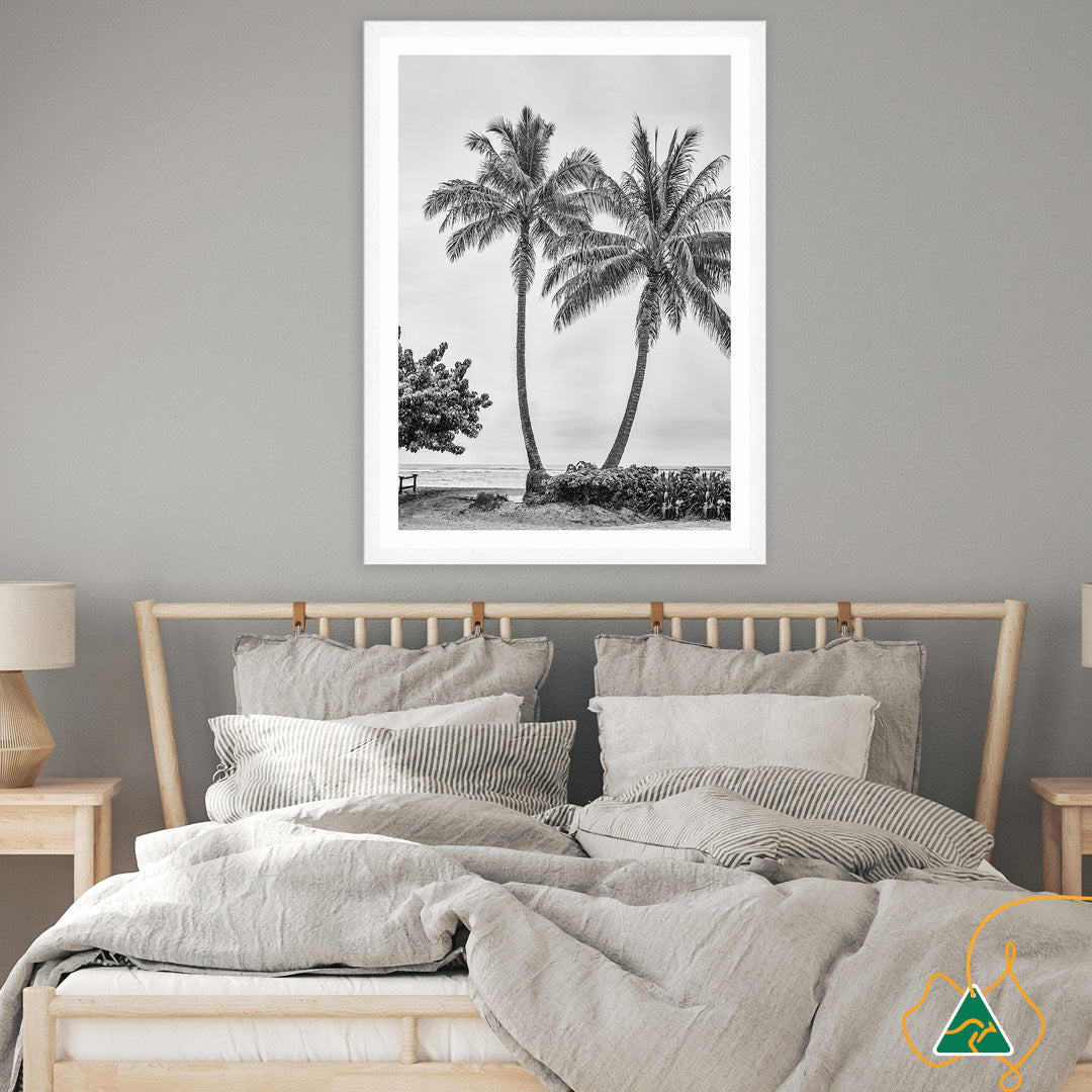 WAIKIKI BEACH I - Framed Print